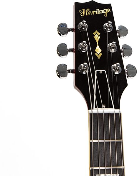 Heritage Custom Core H-150 Plain Top Electric Guitar, Dirty Lemon Burst, Action Position Back