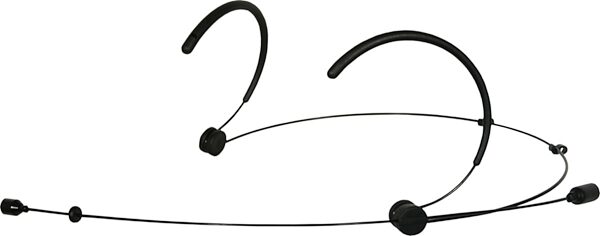 Galaxy Audio HS3 Dual Ear Headset for Shure Transmitters, Black