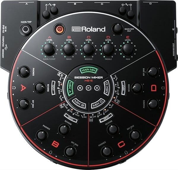 Roland HS-5 Session Mixer, Main