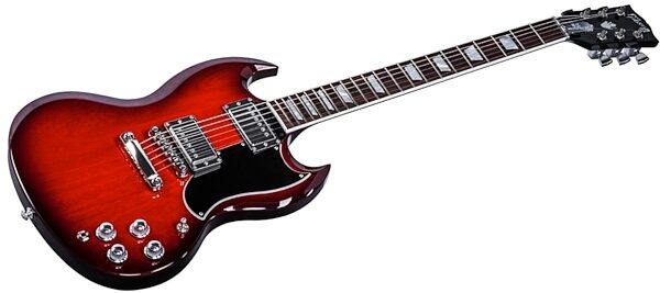 Gibson 2017 HP SG Standard Electric Guitar (with Case), Cherry Closeup