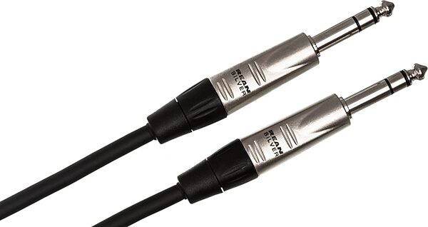 Hosa HSS-000 Pro Balanced REAN 1/4-Inch TRS Interconnect Cable, 100 foot, Action Position Back