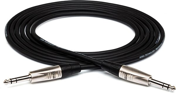 Hosa HSS-000 Pro Balanced REAN 1/4-Inch TRS Interconnect Cable, 100 foot, Action Position Back