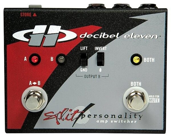 Decibel Eleven Split Personality Amp Switcher, Top