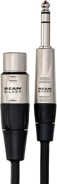 Hosa HXS-000 Pro Balanced REAN XLR Female to 1/4-Inch TRS Interconnect Cable, 50 foot, HXS-050, Action Position Back