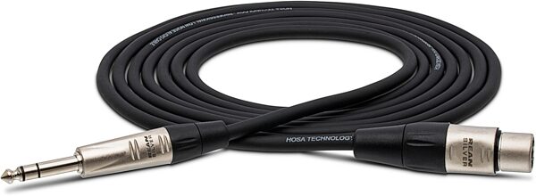 Hosa HXS-000 Pro Balanced REAN XLR Female to 1/4-Inch TRS Interconnect Cable, 50 foot, HXS-050, Action Position Back