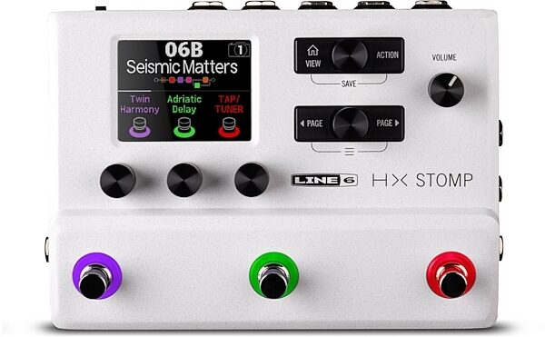 Line 6 HX Stomp Multi-Effects Processor Pedal, Stomptrooper White, Limited Edition Model, Warehouse Resealed, Main