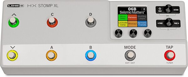 Line 6 HX Stomp XL Multi-Effects Processor Pedal, Limited Edition White, Main