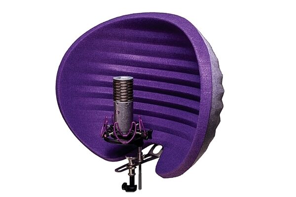 Aston Halo Microphone Reflection Filter, Purple, Front