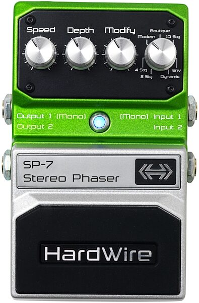 HardWire SP-7 Stereo Phaser Pedal, Main
