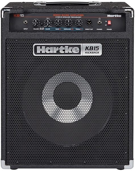 Hartke KB15 Kickback Bass Combo Amplifier, New, Front