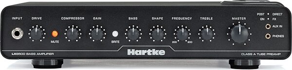 Hartke LX8500 Bass Guitar Amplifier Head (800 Watts), New, Action Position Front