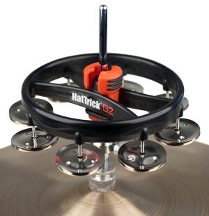 Rhythm Tech Hat Trick G2 Hi-Hat Mounted Tambourine, With Nickel Jingles, Main