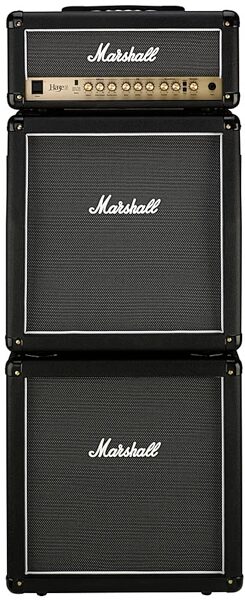 Marshall Haze Guitar Amplifier Full Stack with MHZ15 Head and MHZ112A, MHZ112B Cabinets, Front
