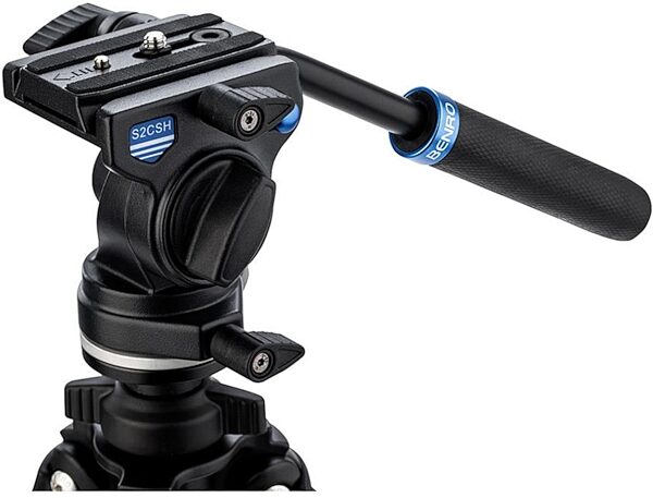 Benro TSL08AS2CSH Slim Video Aluminum Tripod, Action Position Back