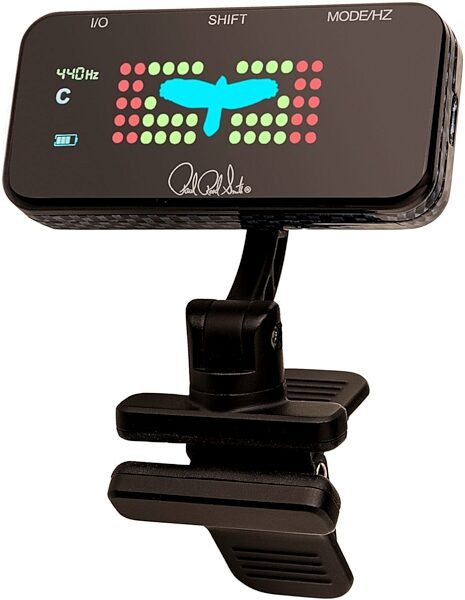 PRS Headstock Rechargeable Clip-On Tuner, New, Main