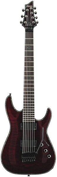 Schecter C-7 Hellraiser FR Electric Guitar with Floyd Rose, Black Cherry