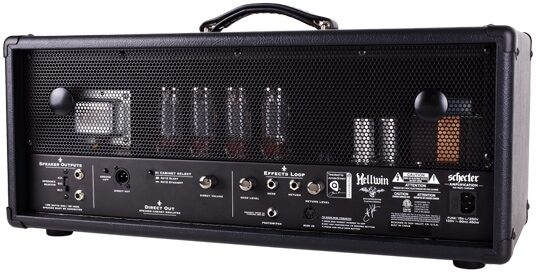 Schecter SYN100 Hellwin Stage 100 Guitar Amplifier Head (100 Watts), Rear