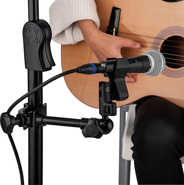 Hercules DG137B Multi-Mount Microphone and Device Holder, New, Action Position Back