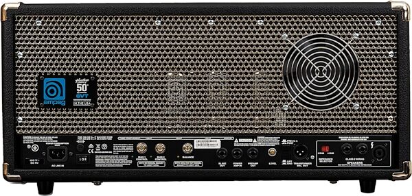 Ampeg Heritage 50th Anniversary SVT Bass Amplifier Head (300 Watts), New, Back