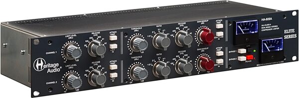 Heritage Audio HA-609A Dual Mono/Stereo Compressor, New, Action Position Back