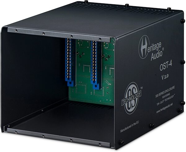 Heritage Audio OST-4 V2 Four-Slot 500 Series Enclosure, New, Action Position Back