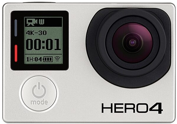 GoPro HERO4 Black Video Camera, Music Edition, View 1
