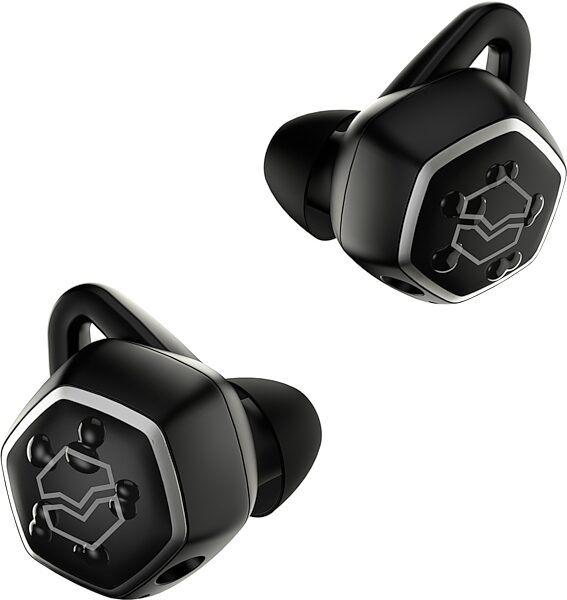 V-Moda Hexamove Pro True Wireless Bluetooth Earbuds, Action Position Back