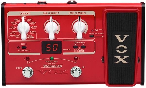 Vox StompLab IIB Modeling Bass Guitar Effects Pedal, New, Main
