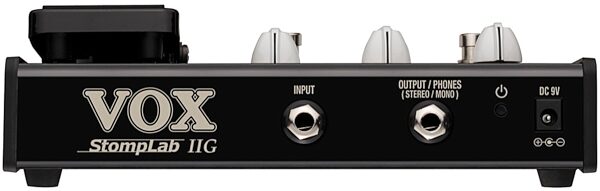 Vox StompLab IIG Modeling Guitar Effects Pedal, New, Rear