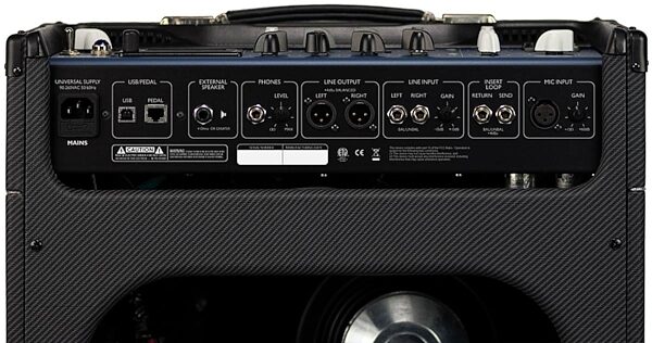 Mackie Hotwire VT12 Guitar Combo Amplifier, Rear Panel