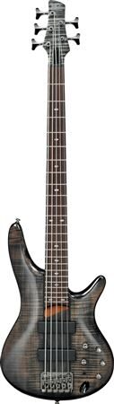 Ibanez SR705 5-String Electric Bass Guitar, Black Ice