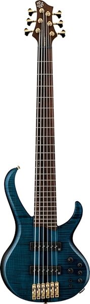 Ibanez BTB1406E Premium Electric Bass, 6-String with Gig Bag, Deep Ocean Flat