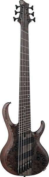 Ibanez BTB806MS Multi Scale Bass Guitar, 6-String (with Case), Transparent Gray, view