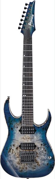 Ibanez RG1027PBF Premium Electric Guitar (with Case), Cerulean Blue