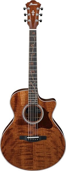 Ibanez AE315FMH Acoustic-Electric Guitar, Action Position Back