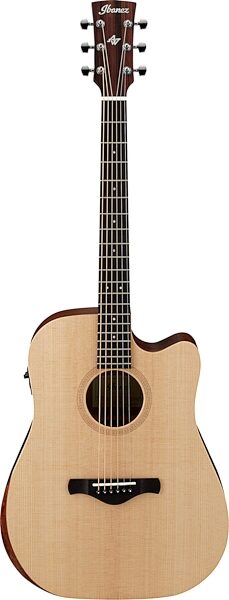 Ibanez AW150CE Artwood Traditional Acoustic-Electric Guitar, Action Position Back