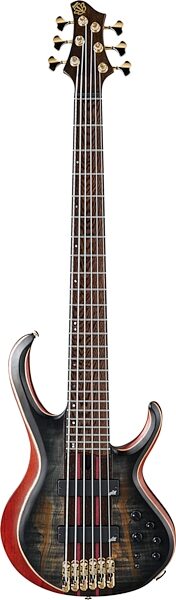 Ibanez Premium BTB1906SM Bass Guitar (with Gig Bag), Action Position Back