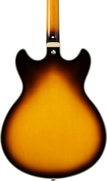 Ibanez JSM10EM John Scofield Electric Guitar, (with Case), Two-Tone Burst, Action Position Back