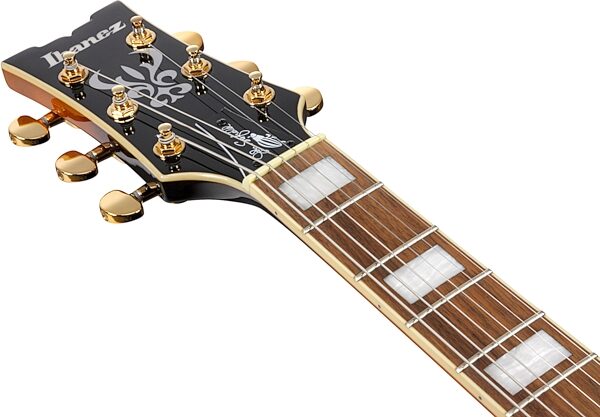 Ibanez JSM10EM John Scofield Electric Guitar, (with Case), Two-Tone Burst, Action Position Back