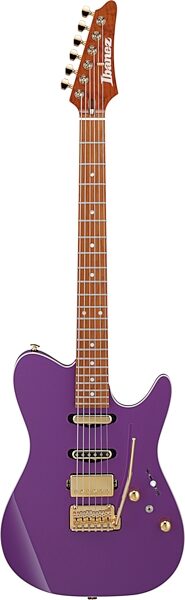 Ibanez LB1 Lari Basilio Electric Guitar (with Case), Violet, Open Box (Very Good), Action Position Back