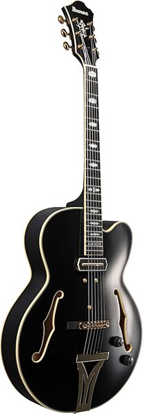 Ibanez PM3C Pat Metheny Electric Guitar (with Case), Black Low Gloss, Action Position Back
