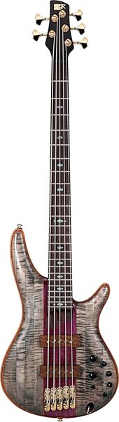 Ibanez SR5CMDX Premium Bass, 5-String (with Gig Bag), Action Position Back