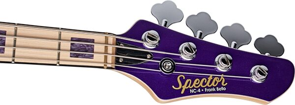 Spector Icon NC-4 Frank Bello Signature Model Electric Bass, New, Action Position Back