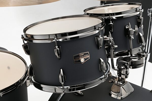 Tama IE52C Imperialstar Drum Kit, 5-Piece, Black Nickel Hardware (with Meinl Cymbals), Action Position Back