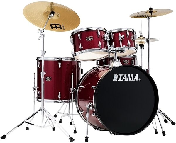 Tama IE52C Imperialstar Drum Kit, 5-Piece (with Meinl Cymbals), Candy Apple Mist, Warehouse Resealed, Main