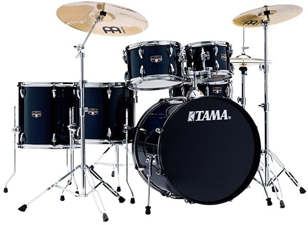 Tama IE62C Imperialstar Drum Kit, 6-Piece (with Meinl Cymbals), Dark Blue, DB