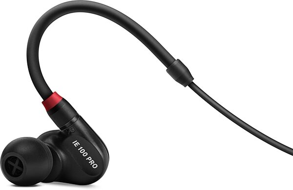 Sennheiser IE 100 PRO Wireless Bluetooth In-Ear Monitor Headphones, Black, Action Position Back