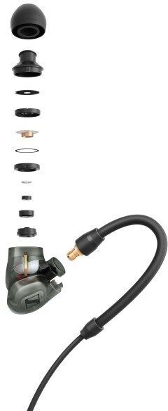 Sennheiser IE 400 PRO In-Ear Monitor Headphones, Exploded View