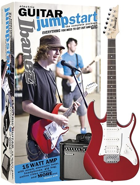 Ibanez IJX40 Jumpstart Electric Guitar Package, Metallic Red Package