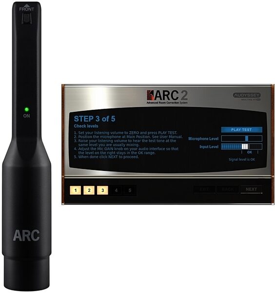 IK Multimedia ARC 2.5 Advanced Room Correction Software with Measurement Microphone, Main
